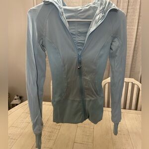Lululemon reversible baby blue zip up jacket Size XS